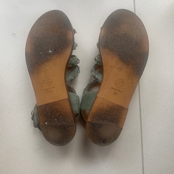 CHANEL Classic Chainlink Multi-Strap Sandals - Picture 8 of 8